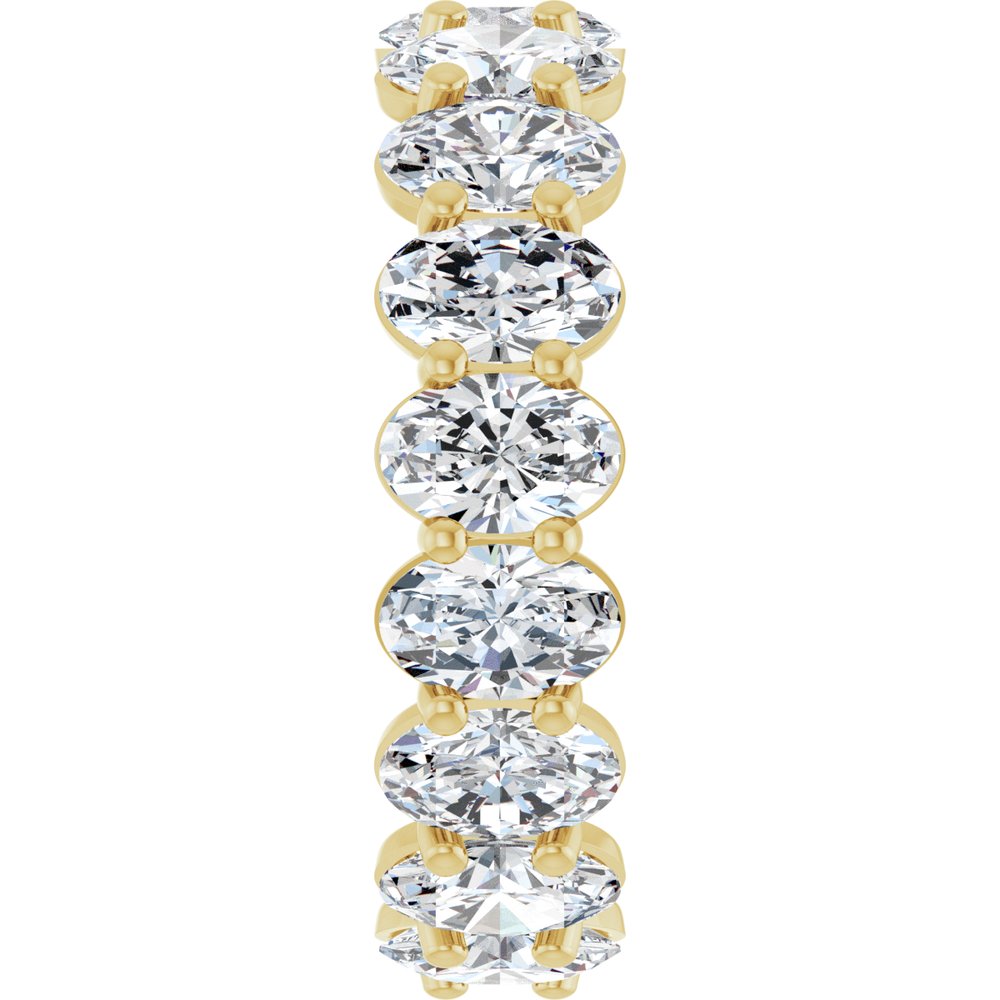14K Yellow Gold 6 3/4 CTW Lab-Grown Diamond Eternity Band
