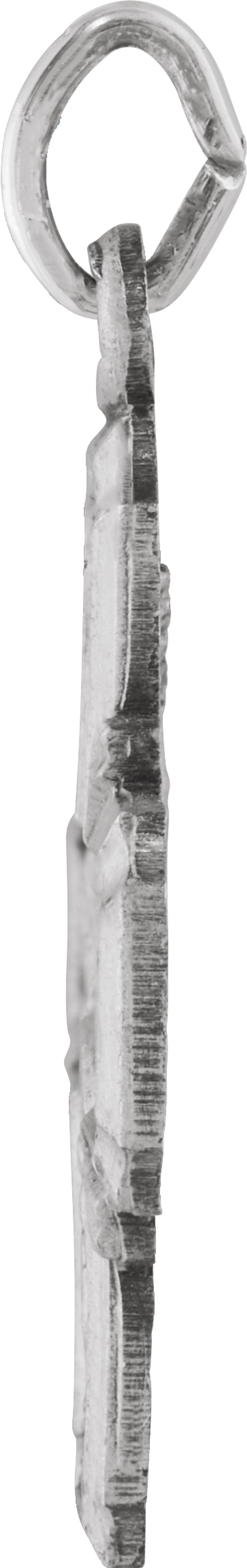 Sterling Silver 18x18 mm Four-Way Cross Medal