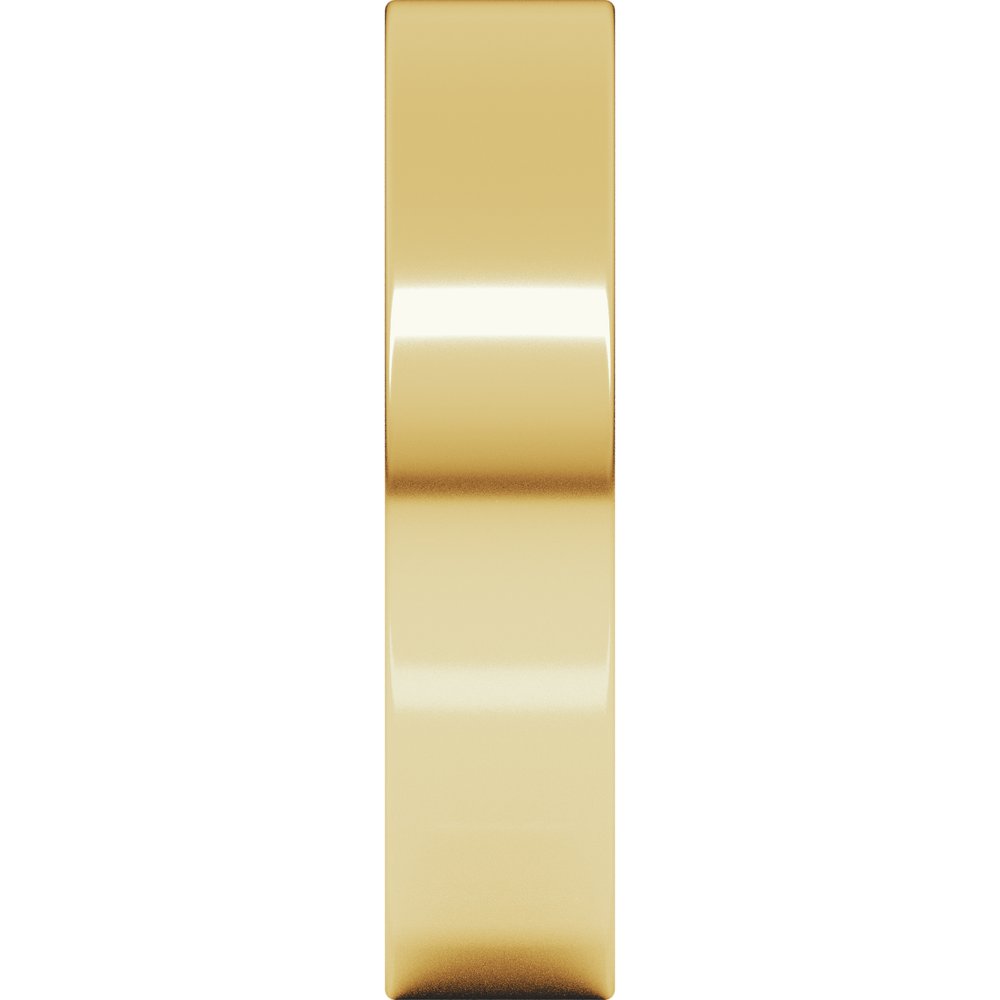 10K Yellow Gold 4.5 mm Lightweight Flat Band Size 9
