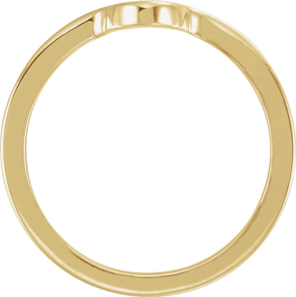 14K Yellow Gold Cross Signet Ring