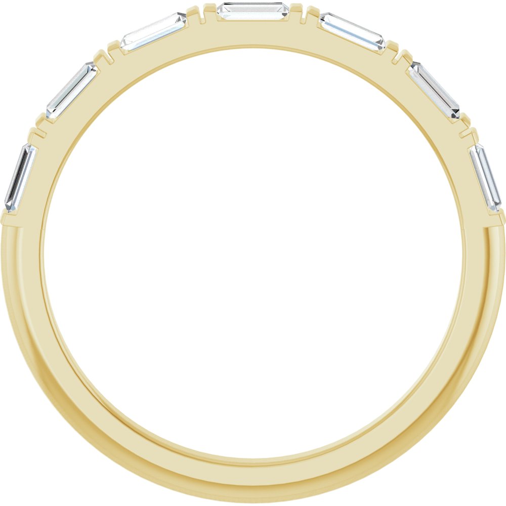 14K Yellow Gold 1/5 CTW Lab-Grown Diamond Anniversary Band