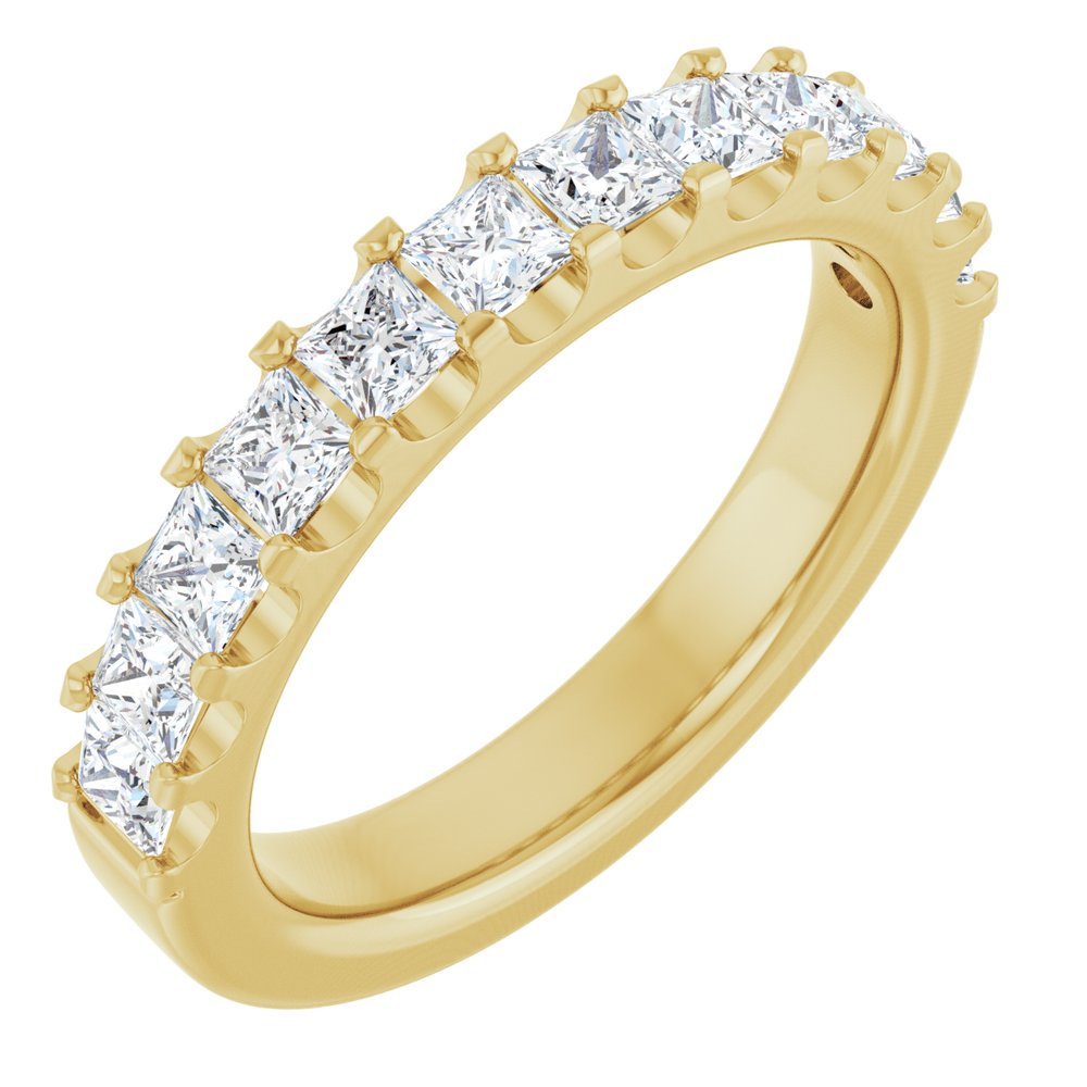 14K Yellow Gold 1 1/8 CTW Lab-Grown Diamond Anniversary Band