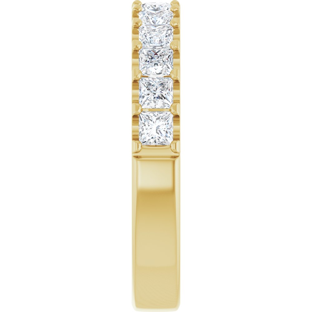 14K Yellow Gold 1 1/8 CTW Lab-Grown Diamond Anniversary Band