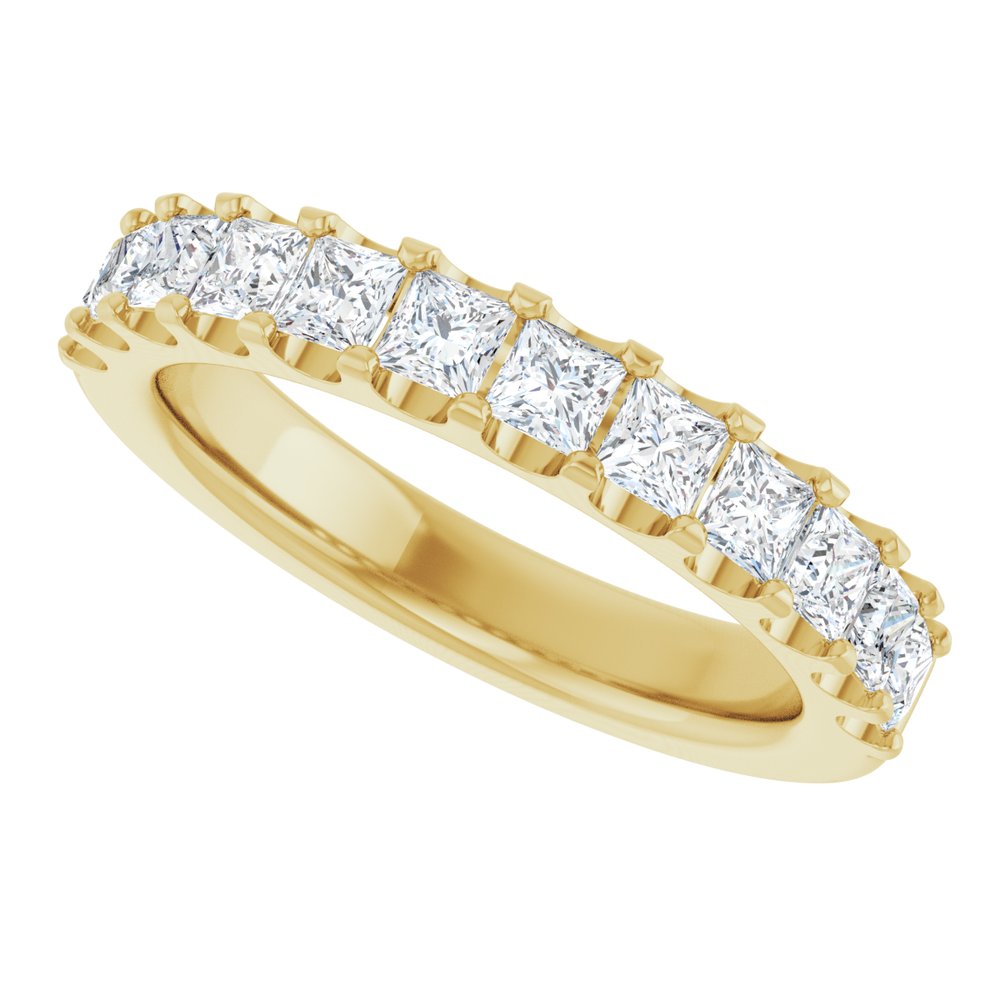 14K Yellow Gold 1 1/8 CTW Lab-Grown Diamond Anniversary Band