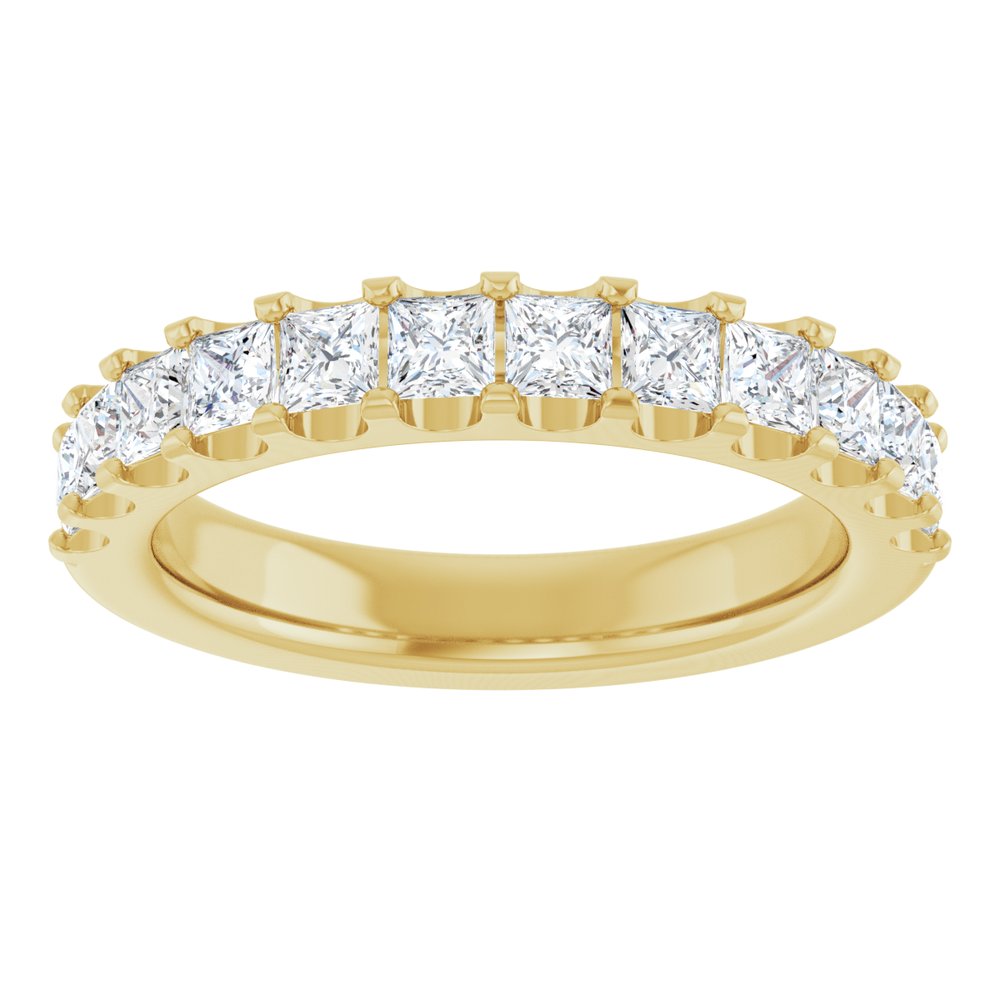 14K Yellow Gold 1 1/8 CTW Lab-Grown Diamond Anniversary Band