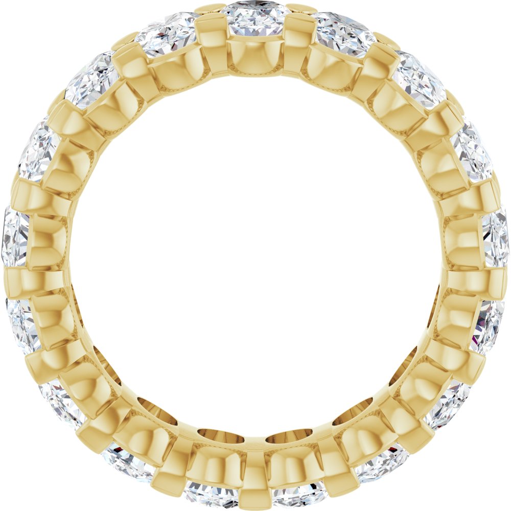 14K Yellow Gold 4 1/3 CTW Lab-Grown Diamond Eternity Band Size 5