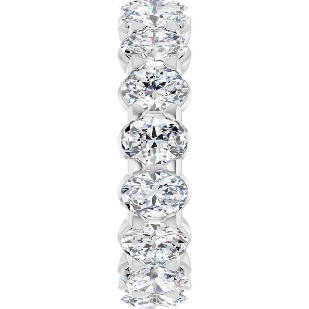 14K White Gold 4 1/2 CTW Lab-Grown Diamond Eternity Band Size 6.5