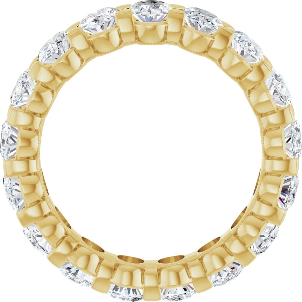 14K Yellow Gold 4 1/2 CTW Lab-Grown Diamond Eternity Band Size 6.5
