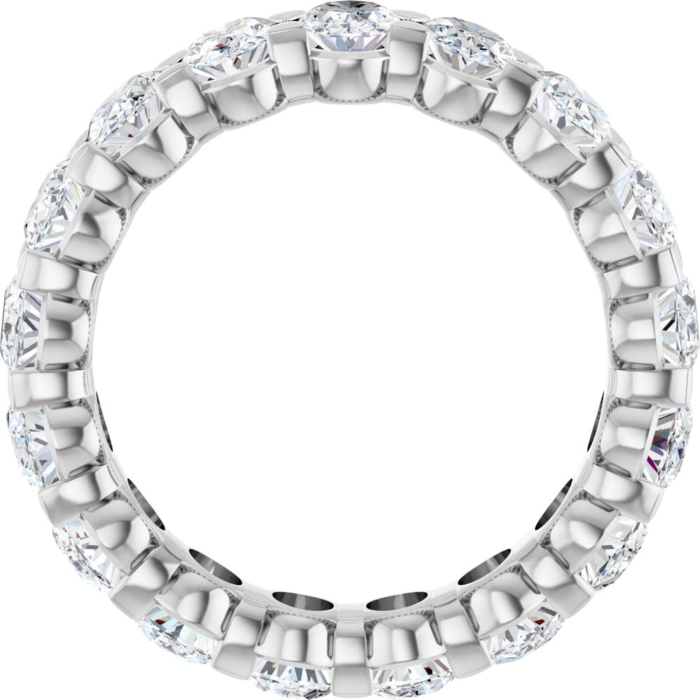 14K White Gold 4 1/2 CTW Lab-Grown Diamond Eternity Band Size 6.5