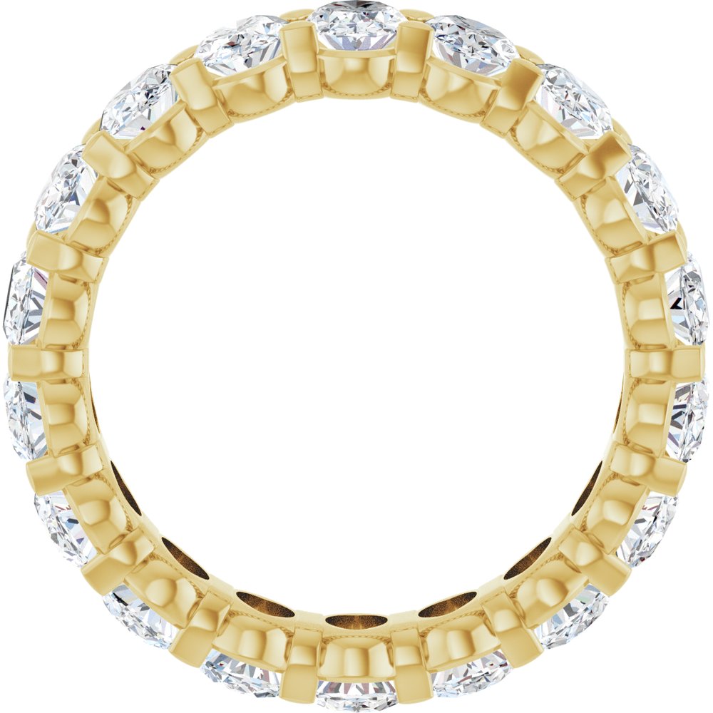 14K Yellow Gold 4 1/2 CTW Lab-Grown Diamond Eternity Band Size 7
