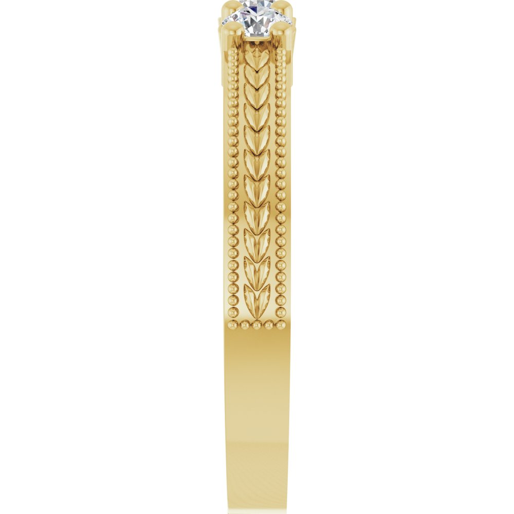 14K Yellow Gold 1/4 CTW Lab-Grown Diamond Anniversary Band