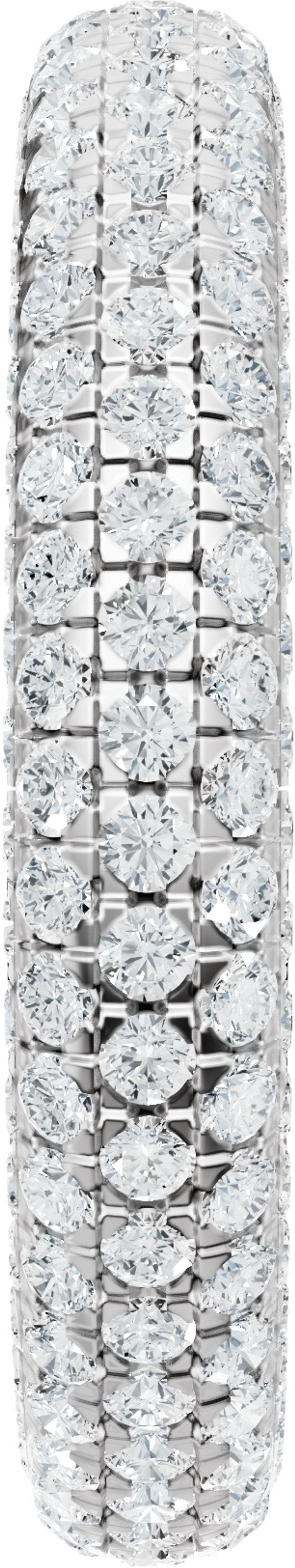 14K White Gold 1 3/8 Lab-Grown Diamond Eternity Band