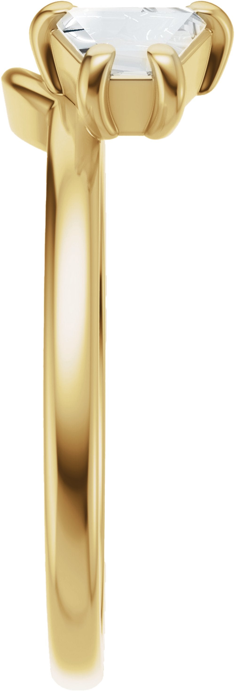 14K Yellow Gold 5/8 CTW Lab-Grown Diamond Wrap Ring Enhancer