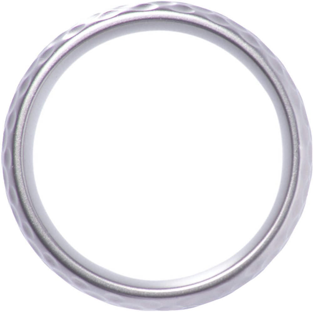 Cobalt 8 mm Golf Ball Texture Comfort-Fit Dome Band with Matte Finish Size 8