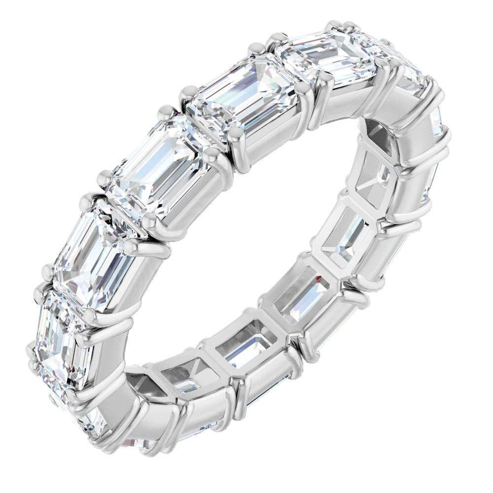 14K White Gold 5 1/2 CTW Lab-Grown Diamond Eternity Band Size 7