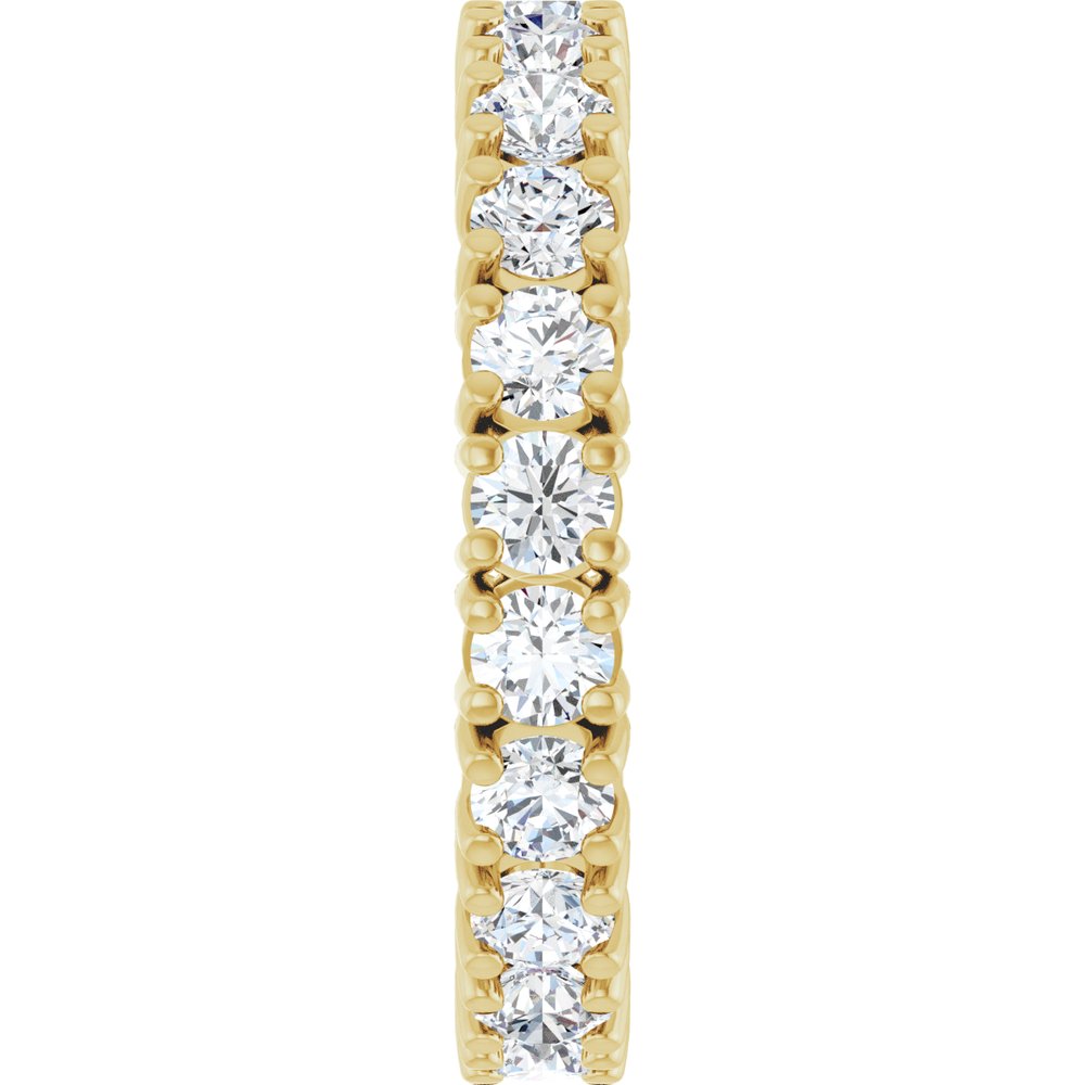 14K Yellow Gold 2 1/8 CTW Lab-Grown Diamond Eternity Band Size 6