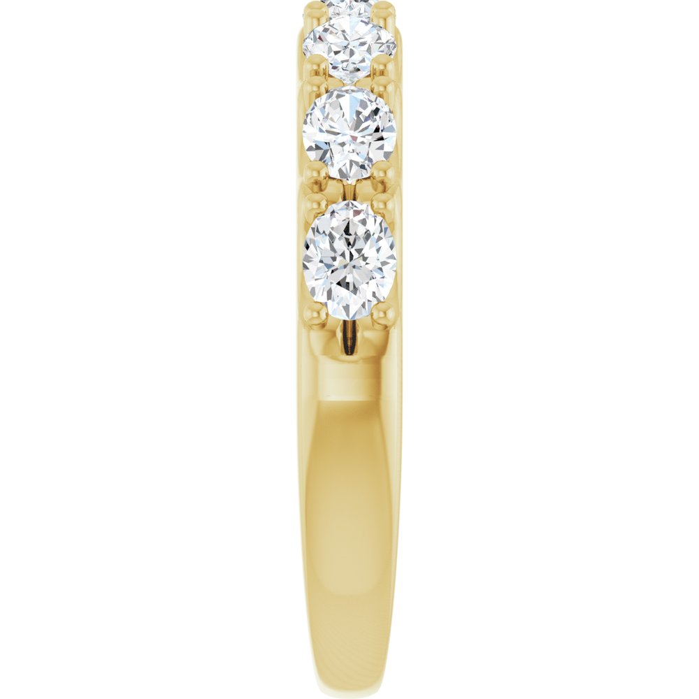 14K Yellow Gold 1 CTW Lab-Grown Diamond Anniversary Band