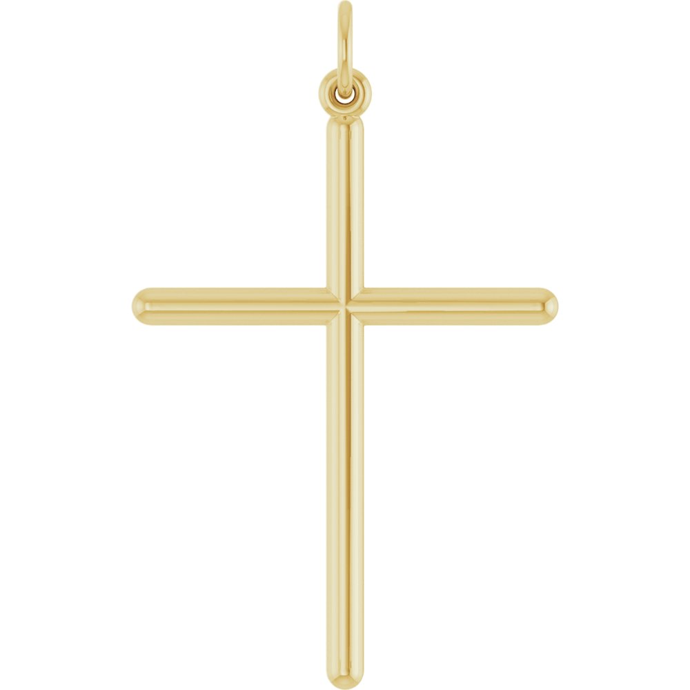 14K Yellow Gold Cross Pendant