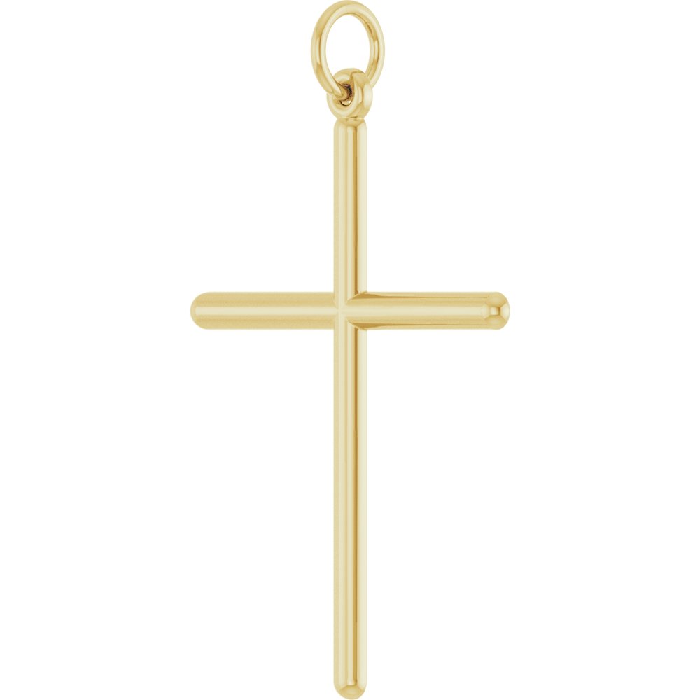 14K Yellow Gold Cross Pendant