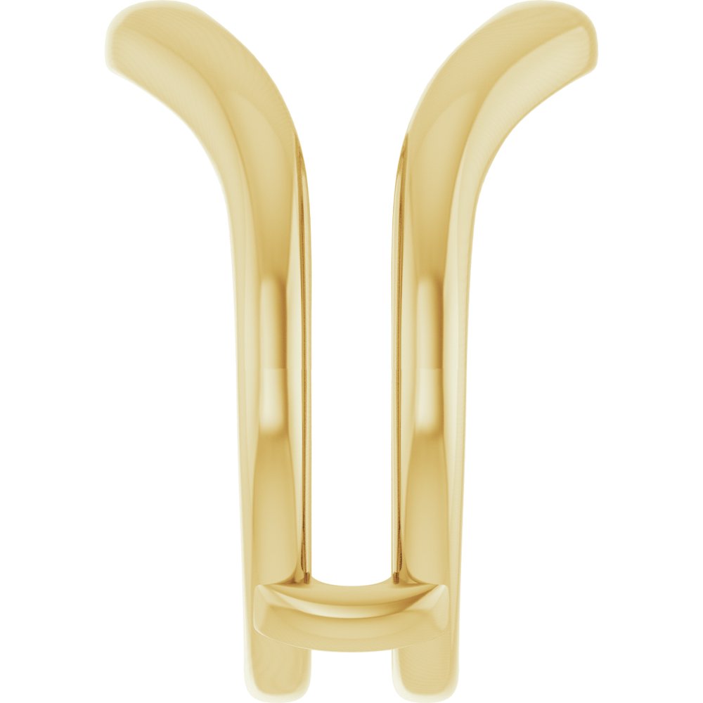 14K Yellow Gold Ring Guard