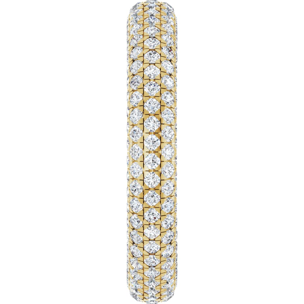 14K Yellow Gold 1 3/8 Lab-Grown Diamond Eternity Band