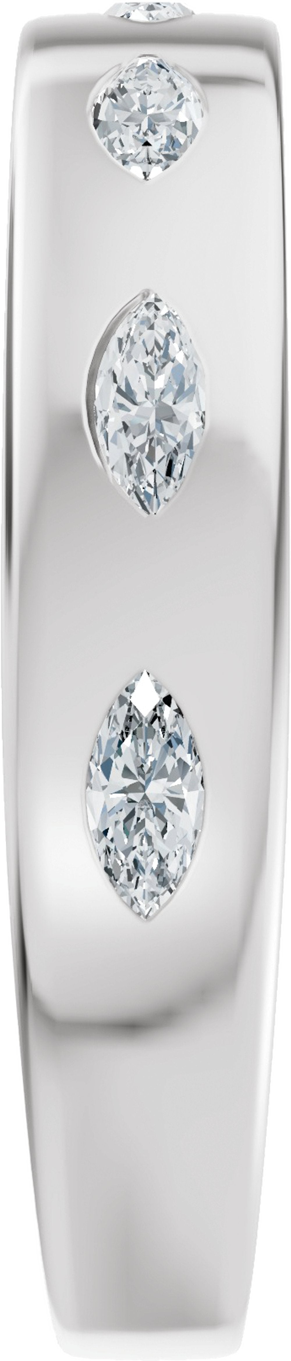 14K White Gold 1/3 CTW Lab-Grown Diamond Anniversary Band