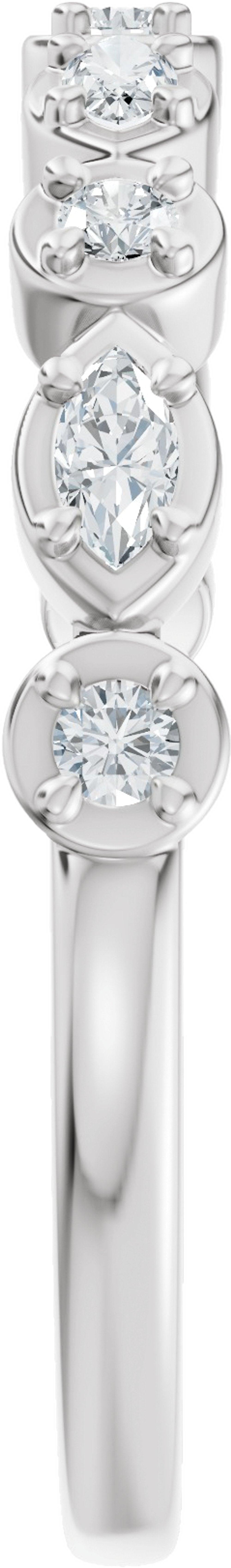 14K White Gold 1/4 CTW Lab-Grown Diamond Anniversary Band