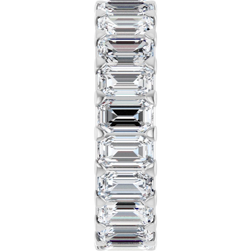 14K White Gold 6 3/4 CTW Lab-Grown Diamond Eternity Band Size 6.5