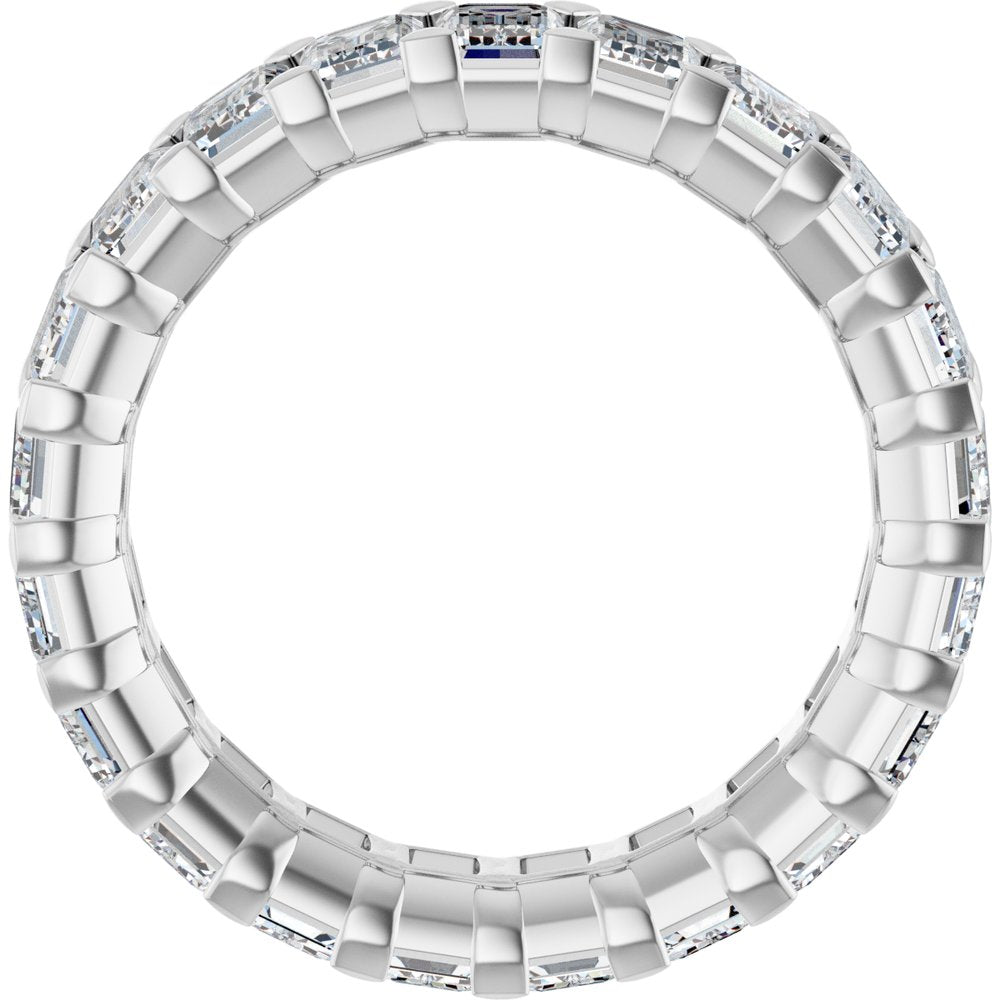 14K White Gold 6 3/4 CTW Lab-Grown Diamond Eternity Band Size 7