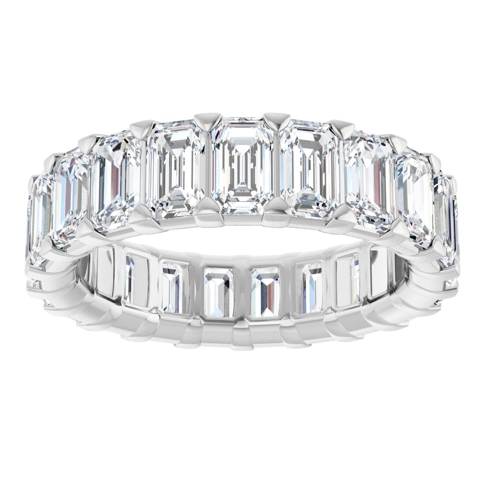 14K White Gold 6 3/4 CTW Lab-Grown Diamond Eternity Band Size 7