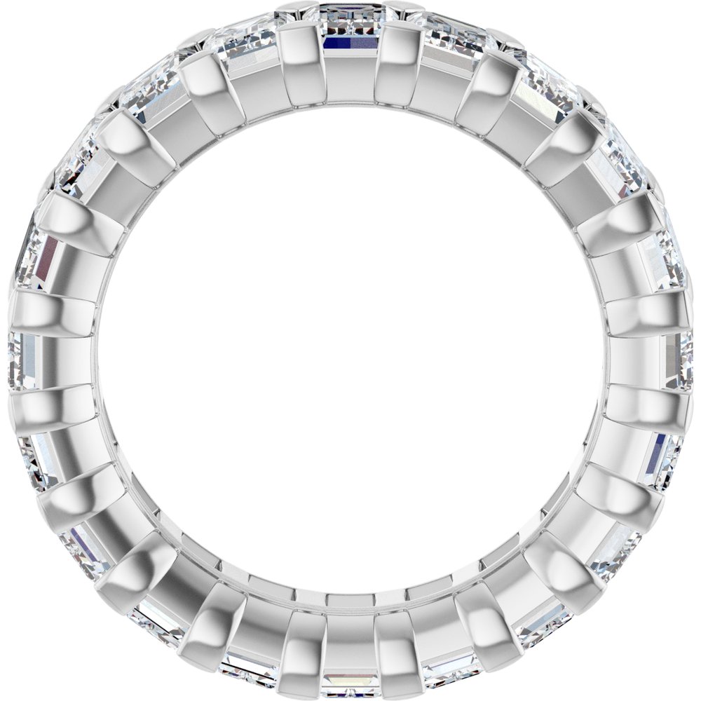 14K White Gold 6 1/2 CTW Lab-Grown Diamond Eternity Band Size 5