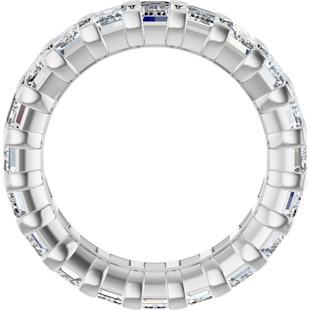 14K White Gold 6 1/2 CTW Lab-Grown Diamond Eternity Band Size 5