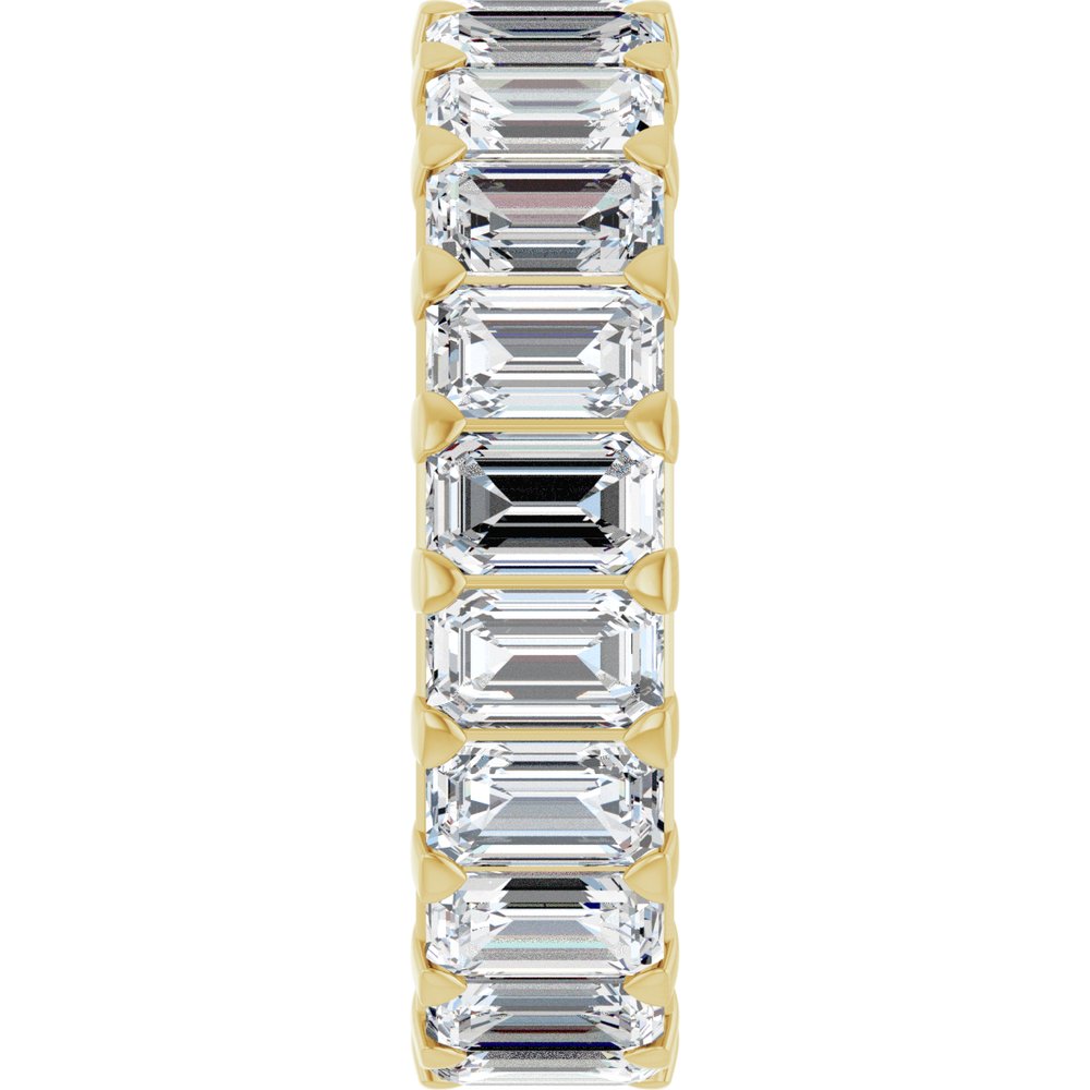 14K Yellow Gold 6 3/4 CTW Lab-Grown Diamond Eternity Band Size 7