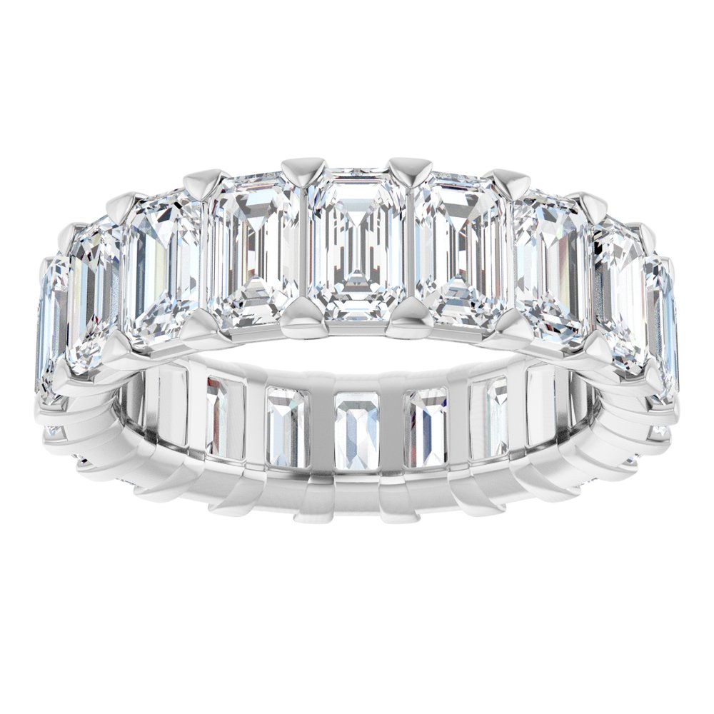 14K White Gold 6 1/2 CTW Lab-Grown Diamond Eternity Band Size 5.5