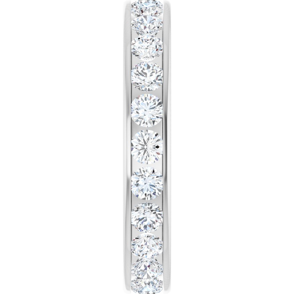 14K White Gold 1 3/8 CTW Lab-Grown Diamond Eternity Band