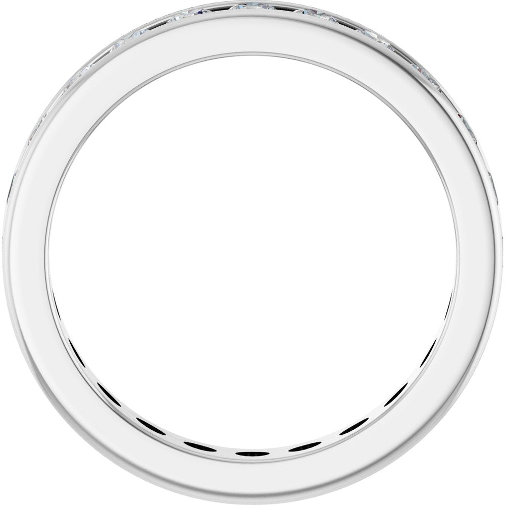 14K White Gold 1 3/8 CTW Lab-Grown Diamond Eternity Band