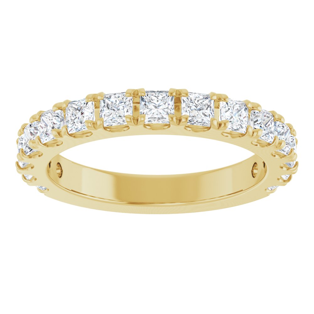 14K Yellow Gold 1 5/8 CTW Lab-Grown Diamond French Set Anniversary Band