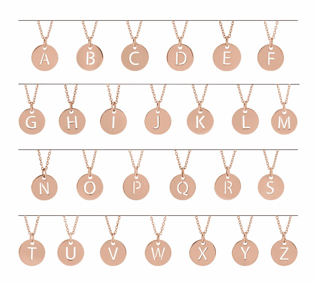 18K Rose Gold-Plated Sterling Silver Initial E Charm/Pendant