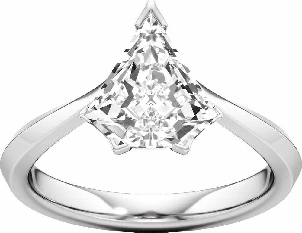 14K White Gold 2 CTW Lab-Grown Diamond Engagement Ring