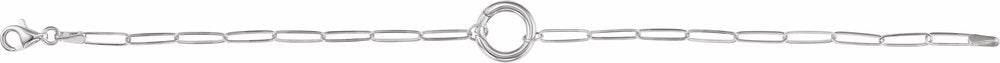 Sterling Silver Charm 7" Bracelet