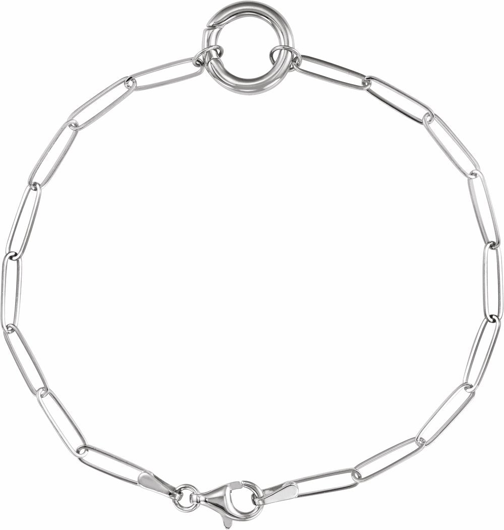 Sterling Silver Charm 7" Bracelet