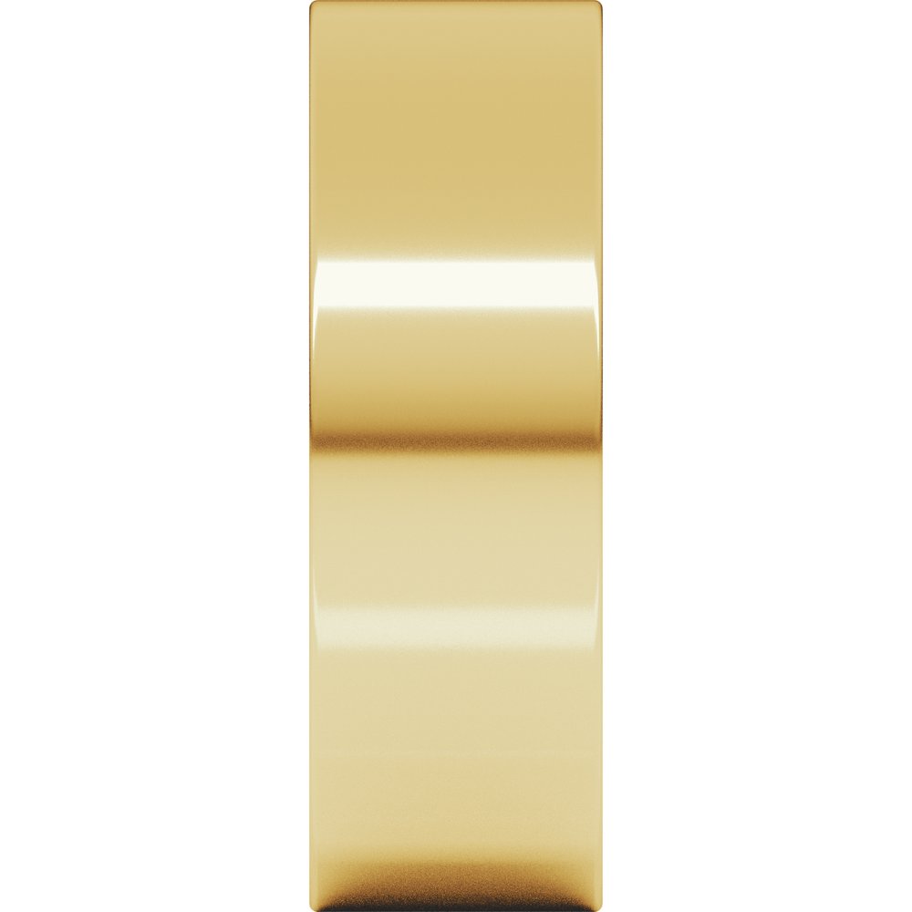 14K Yellow Gold 7 mm Comfort Fit Heavyweight Flat Band