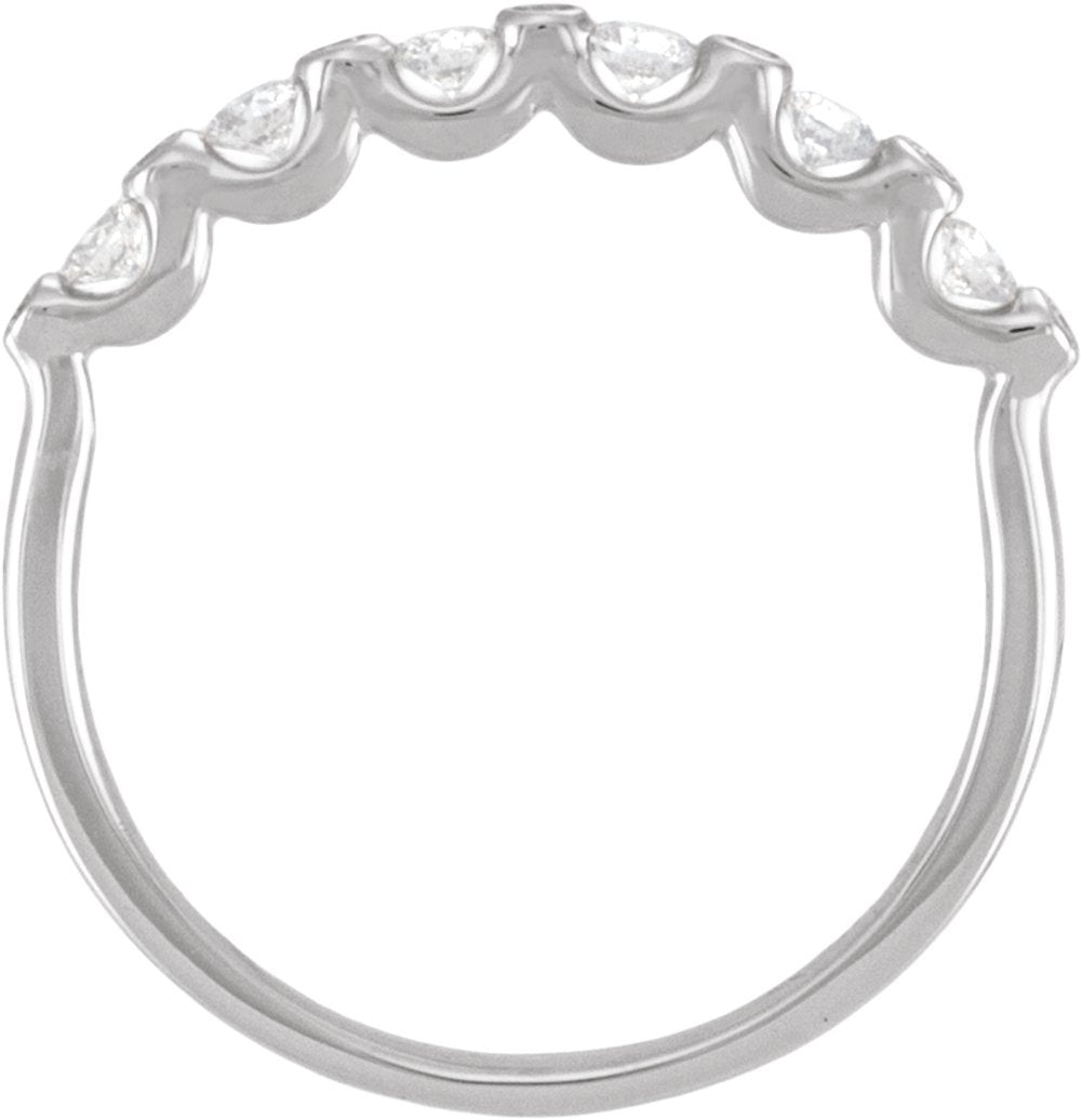 14K White Gold 1/3 CTW Natural Diamond Anniversary Band