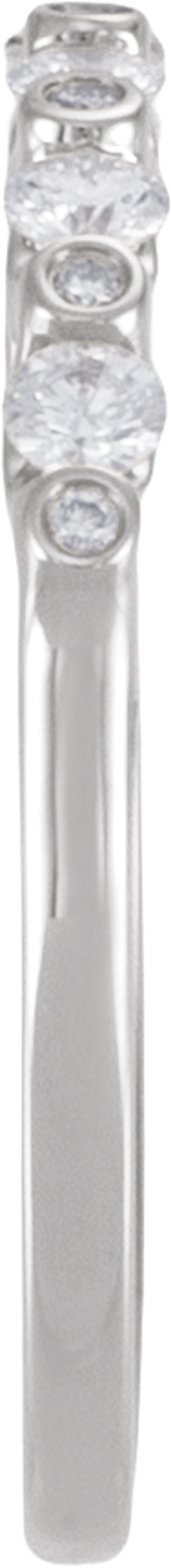 14K White Gold 1/3 CTW Lab-Grown Diamond Anniversary Band