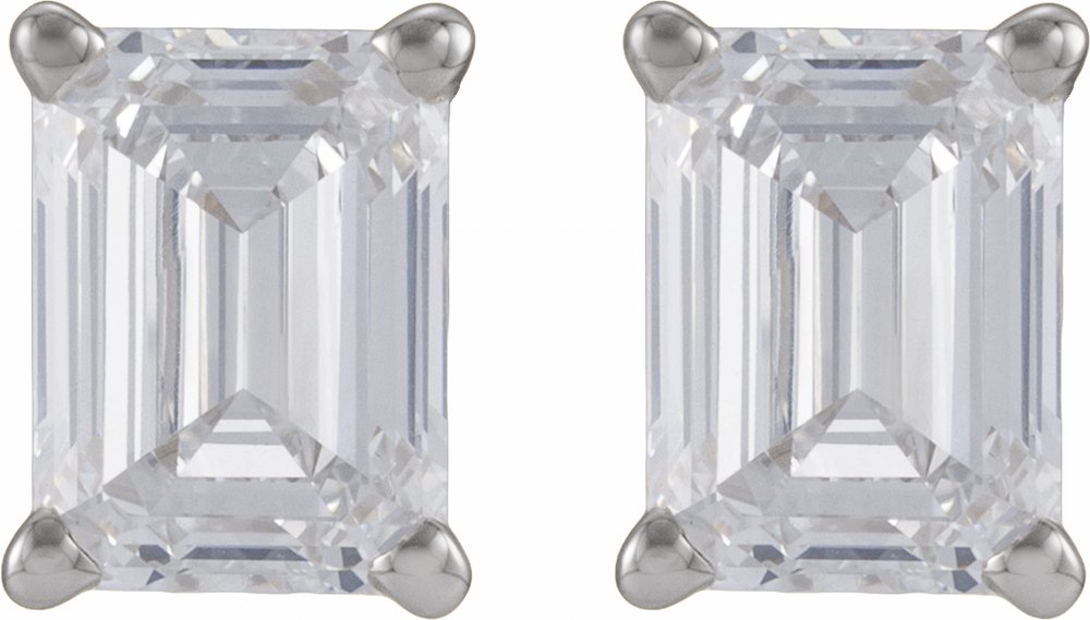 14K White Gold 2 1/2 CTW Lab-Grown Diamond Stud Earrings