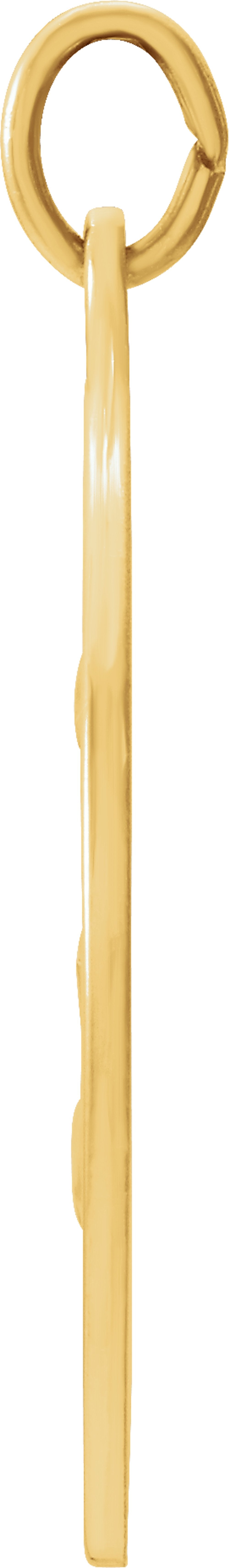 14K Yellow 22 mm Round St. Joseph Medal