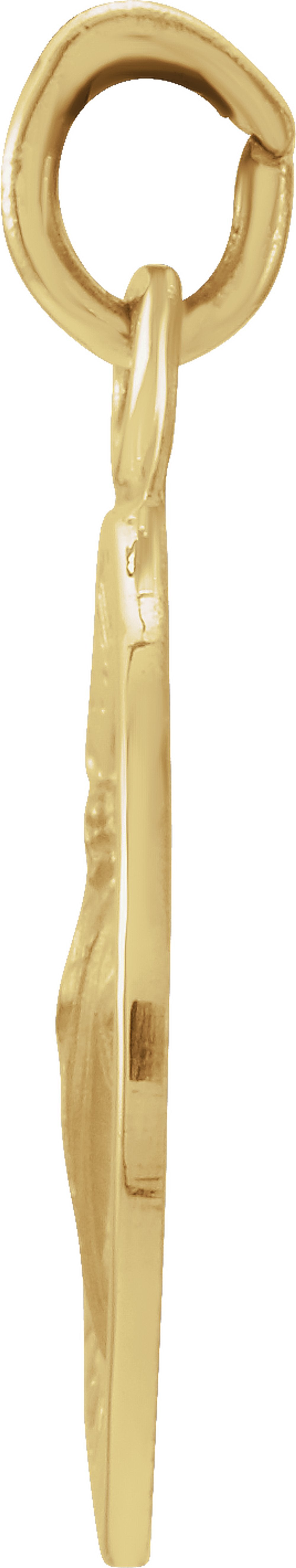 14K Yellow 12 mm Round St. Jude Thaddeus Medal