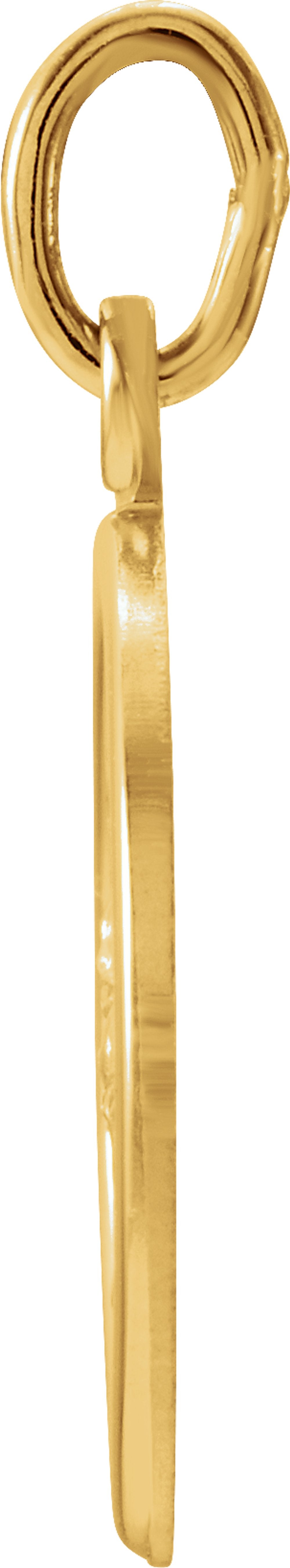 14K Yellow 14 mm St. Christopher Medal