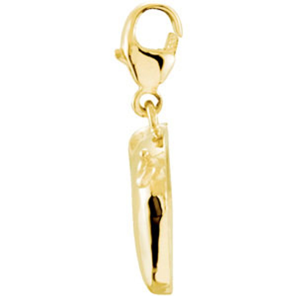 14K Yellow Pig Charm