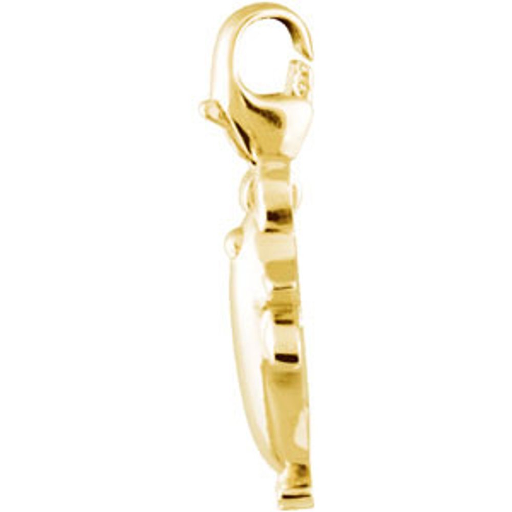 14K Yellow Hen Charm